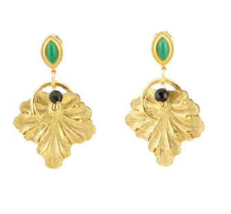 Green Onyx Drop Earring