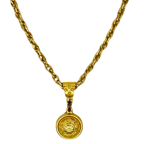 Gold Mosaic Pendant