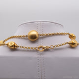 24k Gold Plate Modern Necklace