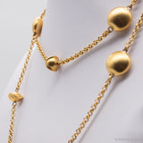 24k Gold Plate Modern Necklace